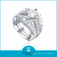 OEM/ODM Popular 925 Sterling Silver Ring Designer (R-0440)